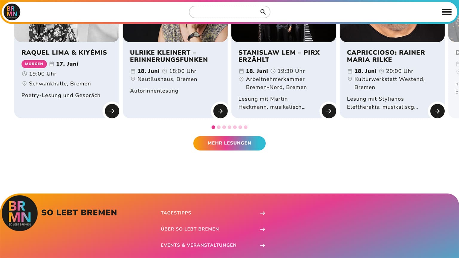 So Lebt Bremen Desktop Footer